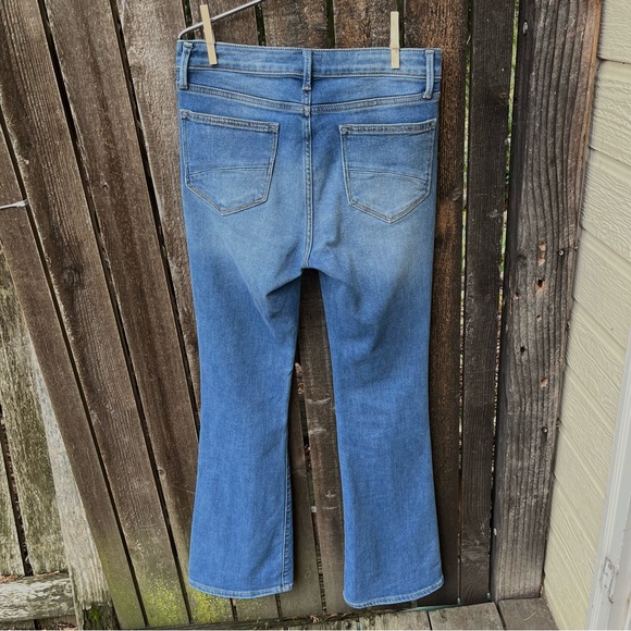 Driftwood Rosie Button-fly Pintuck Flare Jeans Sz 27 - Picture 7 of 15